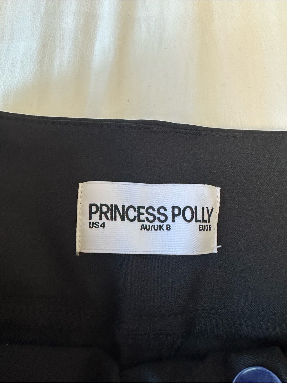 Low Rise Black Pants - Picture 2 of 4